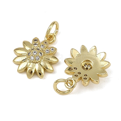 Латунные микро проложить кубического циркония подвески KK-I358-063G-A-1