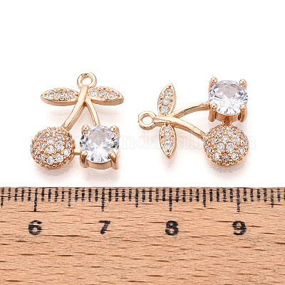 Латунные микро проложить кубического циркония подвески KK-T074-71KCG-01-1