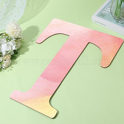 Письмо необработанные листы мдф WOOD-WH20012-008T-1