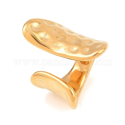 Открытые кольца манжеты из нержавеющей стали 304 RJEW-D336-02G-1