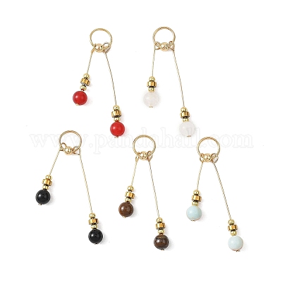 5 шт. 5 стиля: синтетическая яшма цвета аква-терра PALLOY-JF04712-1