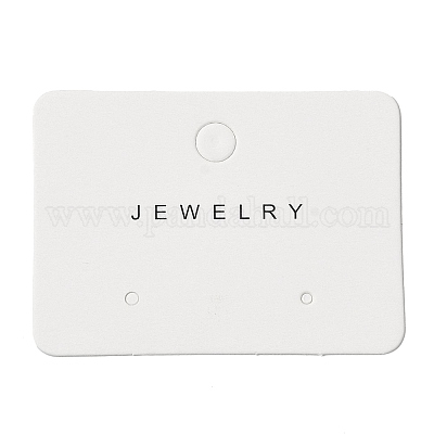 Бумажные карточки для демонстрации ювелирных изделий с отверстием для подвешивания&nbsp;CDIS-M005-27-1