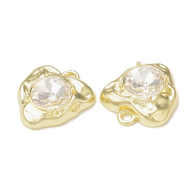 Стеклянные подвески из сплава с покрытием стойки PALLOY-P291-03G-02-1