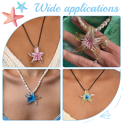 10шт 5 цвета подвески ручной работы лэмпворк LAMP-HY0001-11-1