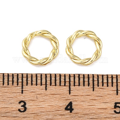 Латунные соединительные колечки KK-U042-01G-02-1