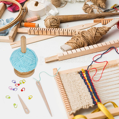 1 набор деревянных спиц с большим ушком DIY-NB0009-58-1