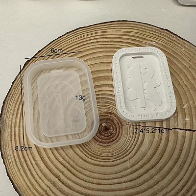 Силиконовые Молды для подвески на рождественскую тему своими руками DIY-Q138-02A-1