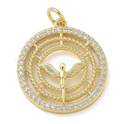 Стойки обшивки латунь кубического циркония подвески KK-K392-07G-1