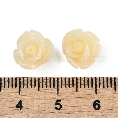 Резные бусины из синтетического коралла&nbsp;CORA-M001-07A-1