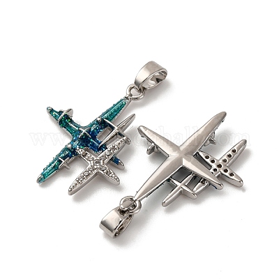 Латунные микро проложить кубического циркония подвески KK-F903-07P-1