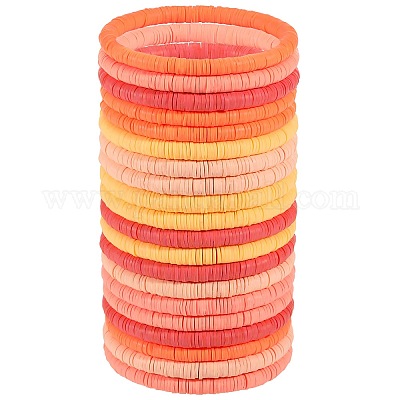 Набор растягивающихся браслетов Heishi Surfer из полимерной глины BJEW-SW00126-1