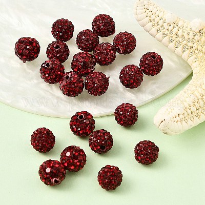 Pave disco бусины RB-H258-8MM-208-1