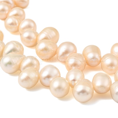 Нити из натурального культивированного пресноводного жемчуга PEAR-I007-04E-02B-1