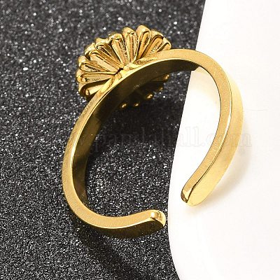 Кольцо-манжета из нержавеющей стали 304 для женщин RJEW-B109-01G-01-1