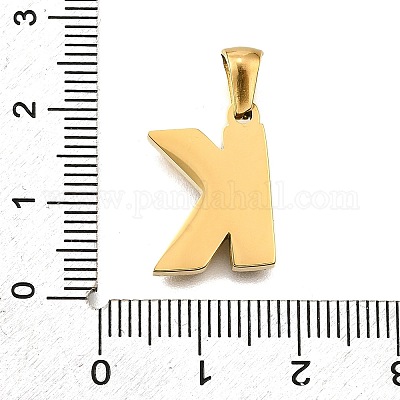 Подвески из нержавеющей стали 304 золотистого цвета STAS-K300-01G-K-1