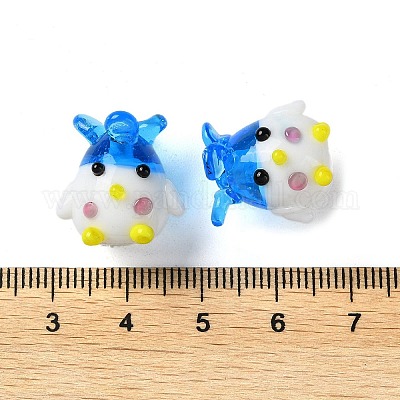 Бусы лэмпворк ручной работы LAMP-Z007-02C-1