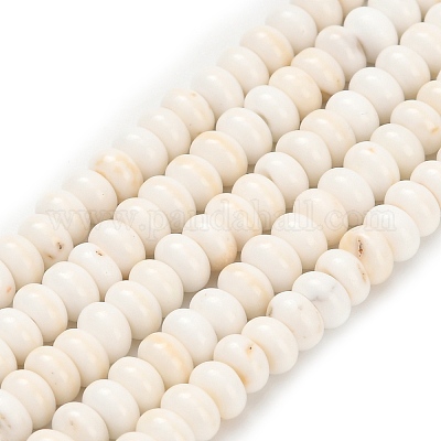 Бусины из натурального магнезита G-Z110-B08-2x4mm-1