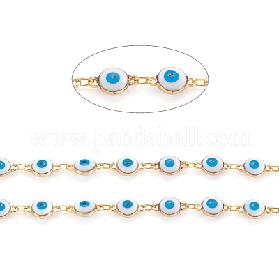 Латунные соединительные цепи ручной работы CHC-D026-08B-G-1