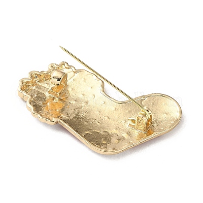 Рождественские эмалевые булавки JEWB-B028-01G-07-1