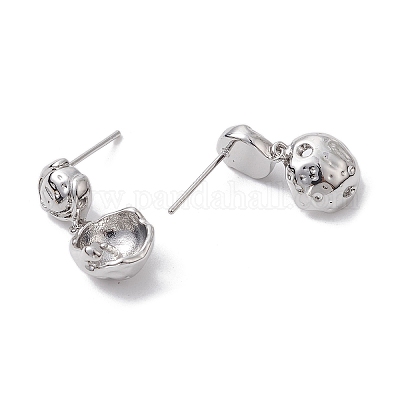 Фурнитура для сережек-гвоздиков из латуни KK-K360-31P-1