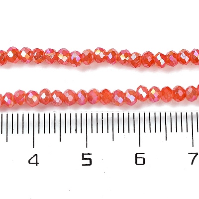 Запекание гальванических нитей стеклянных бусин DGLA-A039-J4mm-B01-1