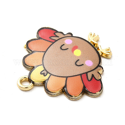 Милые подвески из сплава с принтом ENAM-L040-002A-04-1