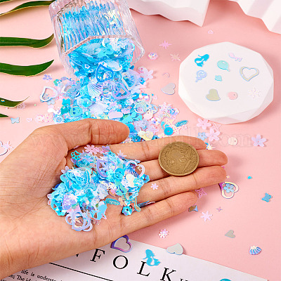 100 г пластиковых пайеток&nbsp;PVC-TA0001-04B-1