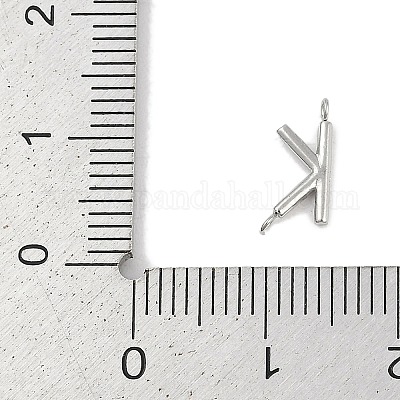 Подвески-буквы из нержавеющей стали 304 STAS-M108-01P-11-1