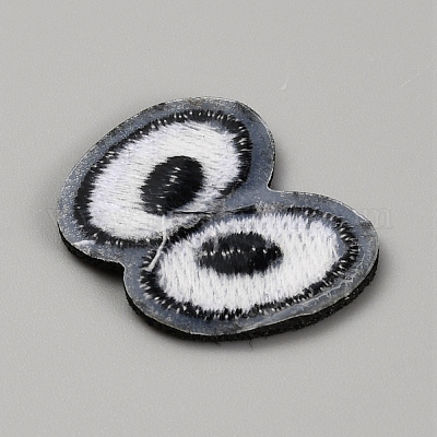 Глаз хлопковая вышивка утюгом на заплатках для одежды DIY-WH0430-416C-1