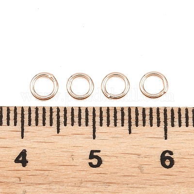 Messing geschlossen Ringe springen&nbsp;KK-D257-01RG-07-1
