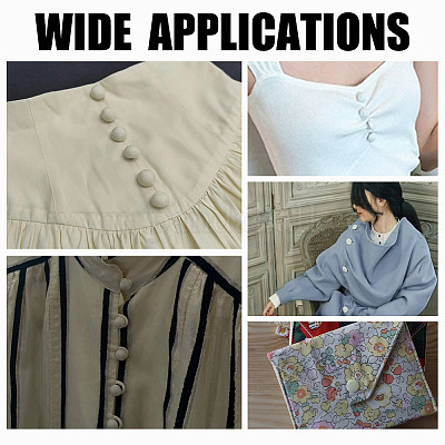 100 шт. тканевые пуговицы на ножке BUTT-NB0001-72B-1