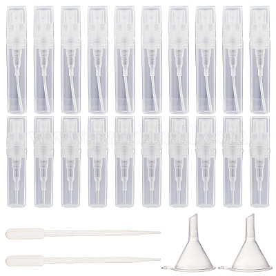 32 шт. 2 стиля 2 мл/3 мл полипропиленовые (ПП) флаконы-спрей MRMJ-GF0001-44-1