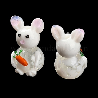 Бусы лэмпворк ручной работы LAMP-A005-02-1