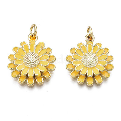 Латунь эмаль подвески&nbsp;KK-Q769-014C-NF-1