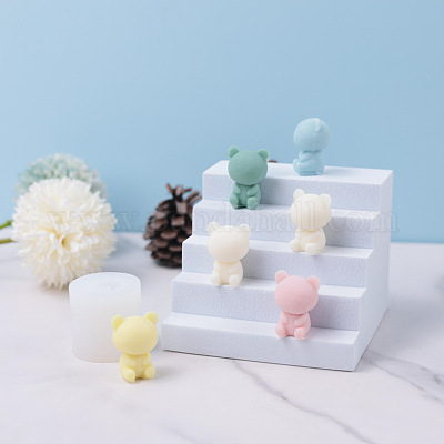 Медведь diy силиконовые Молды для свечей PW-WG79528-01-1