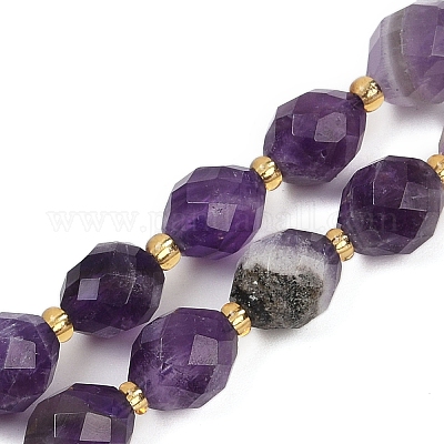 Natürlichen Amethyst Perlen Stränge&nbsp;G-N342-149G-1