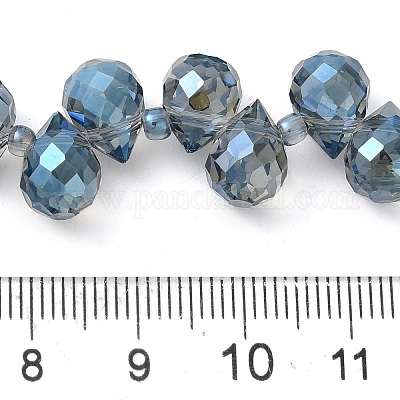 Стеклянные бусины с гальваническим покрытием &nbsp;EGLA-D030-17L-1