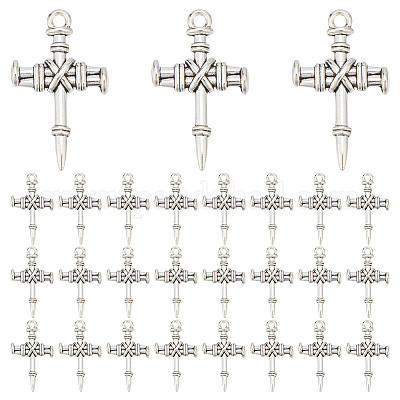 60 шт. Подвески из сплава в тибетском стиле FIND-HY0004-33-1