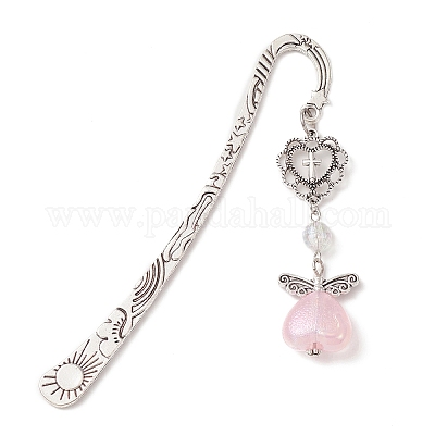 Закладки-крючки из сплава в тибетском стиле AJEW-JK00242-1