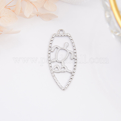 Латунные подвески KK-H002-33A-P-1