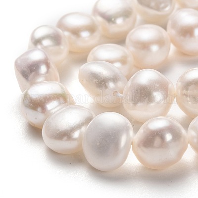 Нити из натурального культивированного пресноводного жемчуга PEAR-L033-49-01A-1