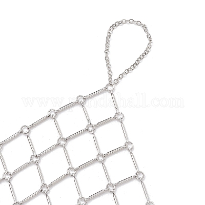 Латунные кабельные цепи кольца браслеты для женщин BJEW-JB11580-02-1