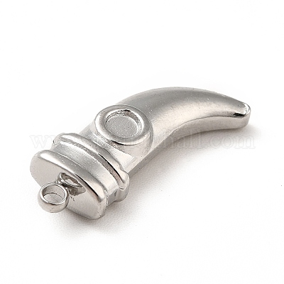 Подвески-кабошоны из не тускнеющей нержавеющей стали 304 STAS-P312-17P-1