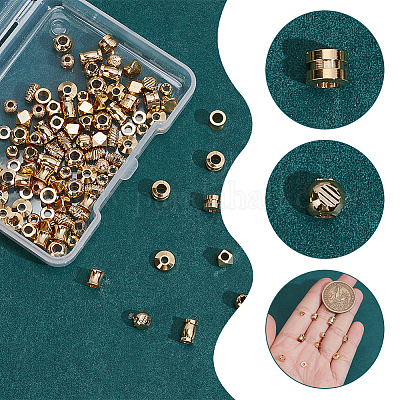 120шт 12 стиля латунные бусины FIND-AR0005-38-1
