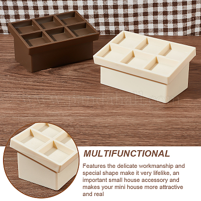 2шт. 2-х цветная пластиковая стойка для хранения фруктов DIY-OC0012-35-1