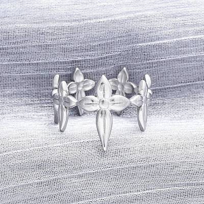 Кольца-манжеты из нержавеющей стали 304 RJEW-D306-27P-01-1