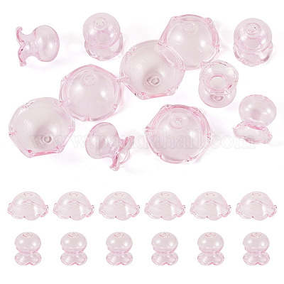 6 комплект прозрачных стеклянных колпачков GLAA-BY0001-07A-1