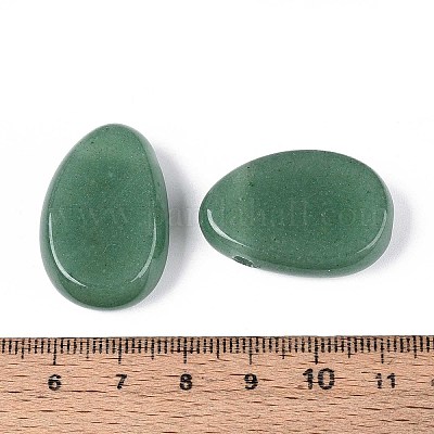 Естественный зеленый авантюрин подвески G-N349-08H-1