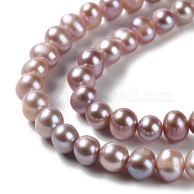 Нити из натурального культивированного пресноводного жемчуга PEAR-E018-18-1