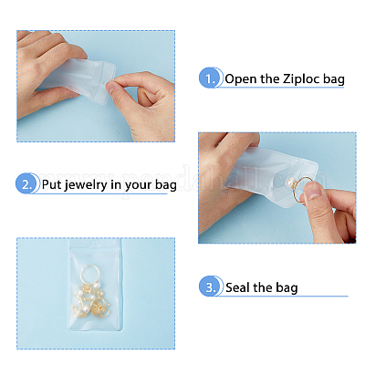 200Pcs Small Plastic Bags 3 x 4 Inches | Small Ziplock Bags | Mini Ziplock  Bags | Tiny Ziplock Bags | Small Jewelry Bags | Small Zip bags | Plastic